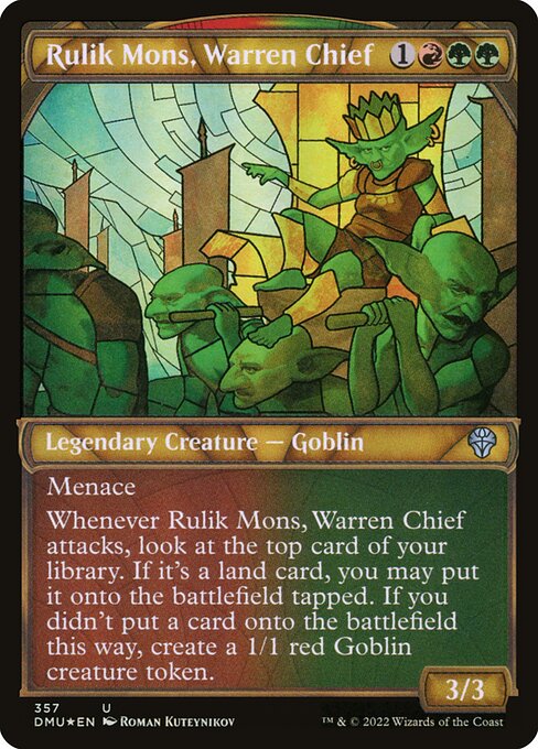 Rulik Mons, Warren Chief (Textured Foil) - Dominaria United - U - 357