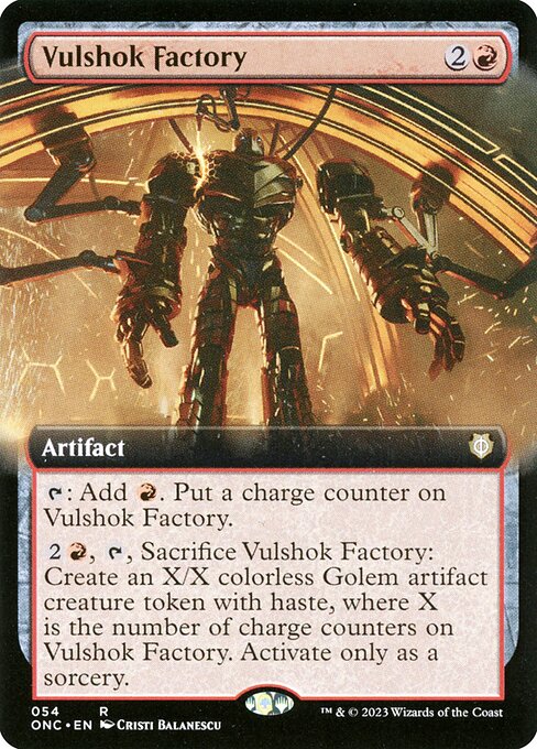 Vulshok Factory (Extended Art) - Commander: Phyrexia: All Will Be One - R - 54