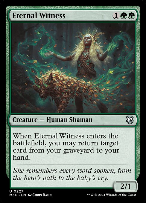 Eternal Witness - Commander: Modern Horizons 3 - U - 227