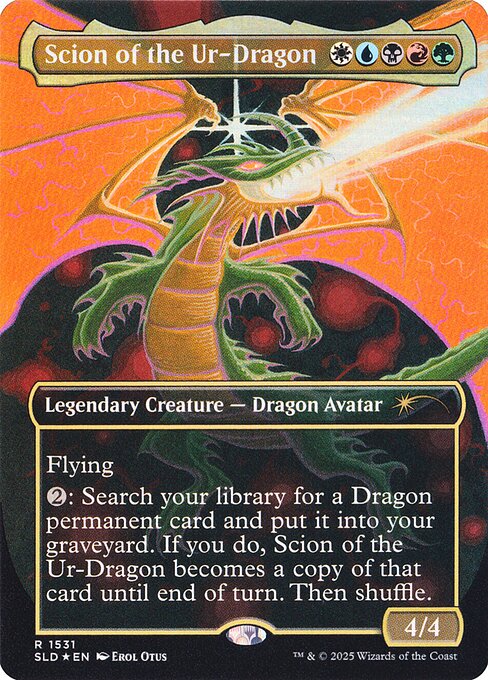 Scion of the Ur-Dragon (Rainbow Foil) - Secret Lair Drop Series - R - 1531