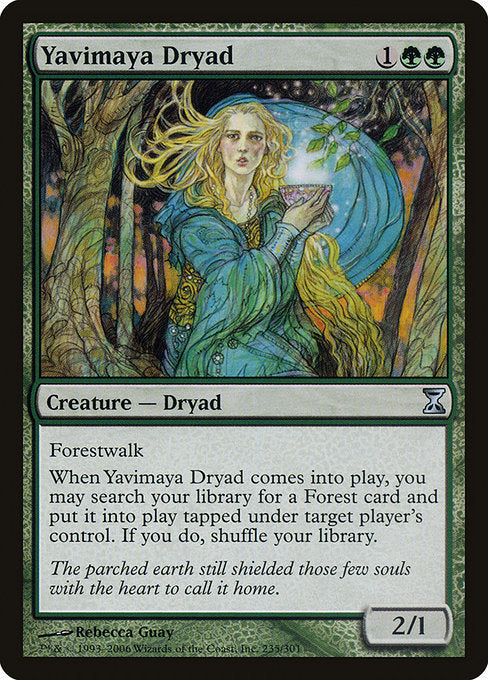 Yavimaya Dryad - Time Spiral - U - 235