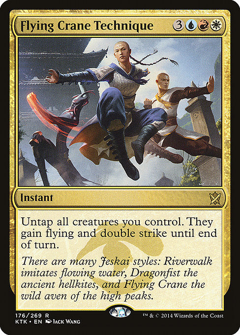Flying Crane Technique - Khans of Tarkir - R - 176