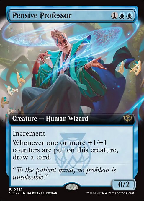Pensive Professor (Extended Art) - Secrets of Strixhaven - R - 321