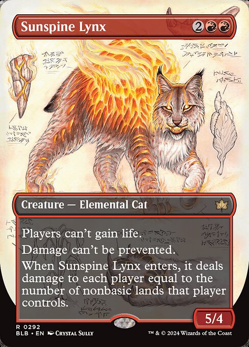 Sunspine Lynx (Borderless) - Bloomburrow - R - 292