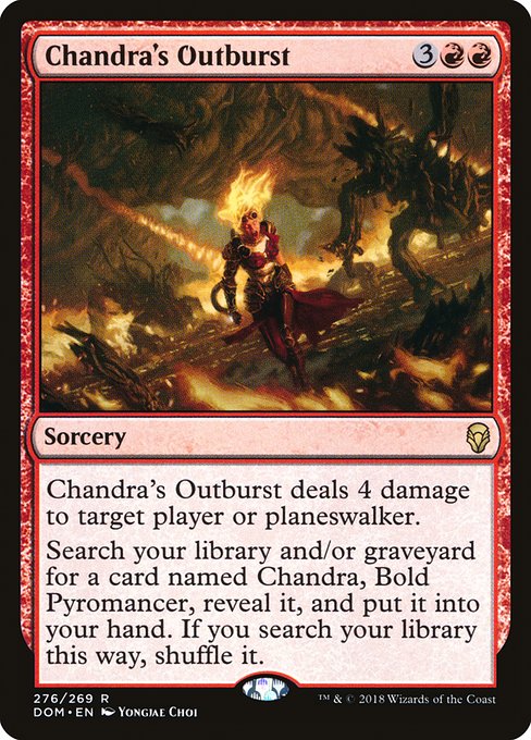Chandra's Outburst - Dominaria - R - 276