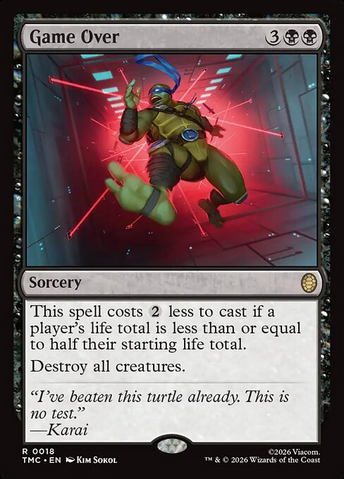 Game Over - Commander: Teenage Mutant Ninja Turtles - R - 18
