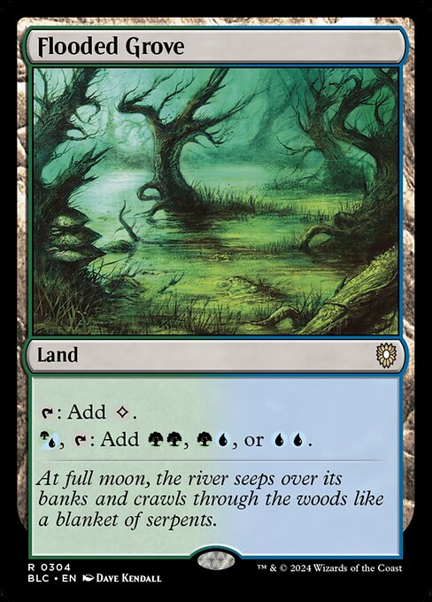 Flooded Grove - Commander: Bloomburrow - R - 304