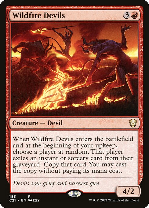Wildfire Devils - Commander 2021 - R - 183