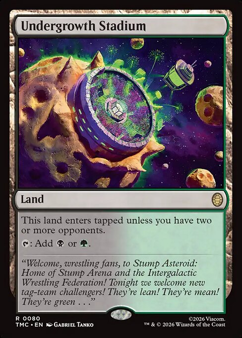 Undergrowth Stadium - Commander: Teenage Mutant Ninja Turtles - R - 80