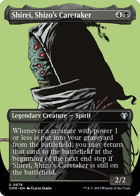 Shirei, Shizo's Caretaker (Borderless) - Commander Masters - U - 676