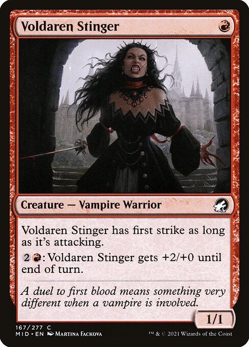 Voldaren Stinger - Innistrad: Midnight Hunt - C - 167