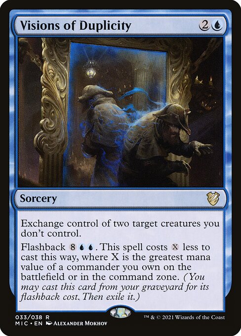 Visions of Duplicity - Commander: Innistrad: Midnight Hunt - R - 33