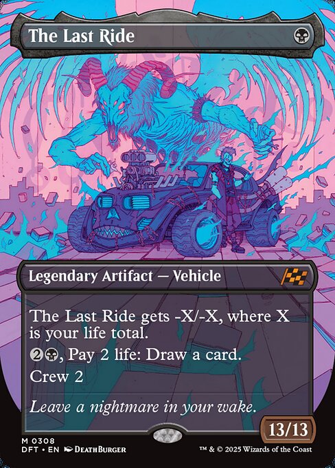 The Last Ride (Borderless) - Aetherdrift - M - 308