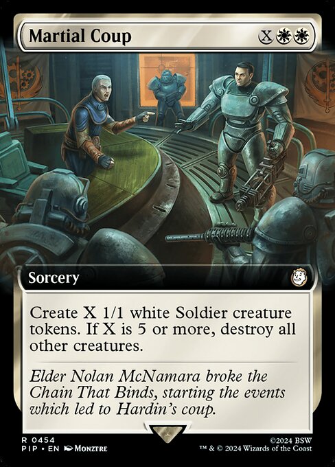 Martial Coup (Extended Art) - Universes Beyond: Fallout - R - 454