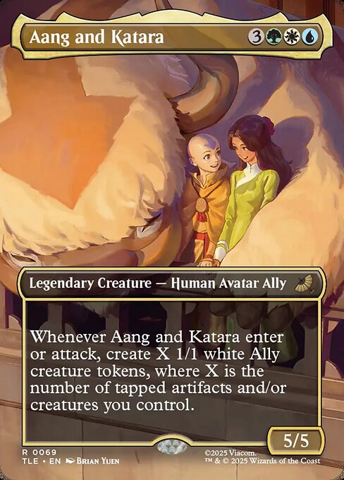 Aang and Katara (Borderless) - Avatar: The Last Airbender: Eternal-Legal - R - 69