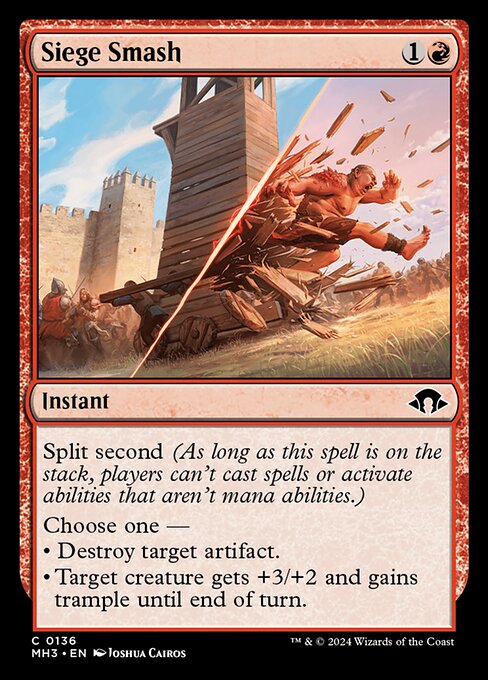 Siege Smash - Modern Horizons 3 - C - 136