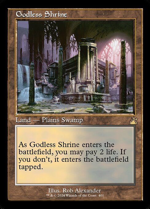 Godless Shrine (Retro Frame) - Ravnica Remastered - R - 401