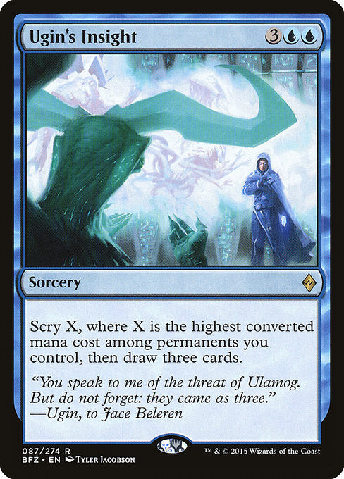 Ugin's Insight - Battle for Zendikar - R - 87