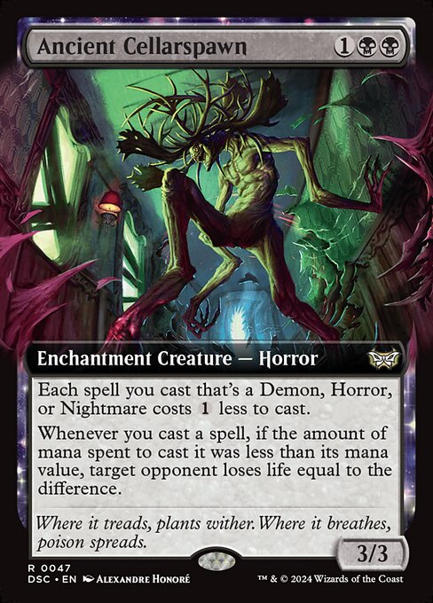Ancient Cellarspawn (Extended Art) - Commander: Duskmourn: House of Horror - R - 47