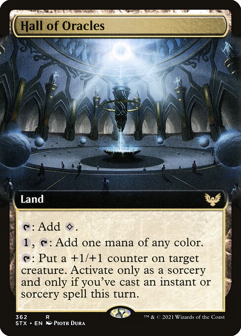 Hall of Oracles (Extended Art) - Strixhaven: School of Mages - R - 362