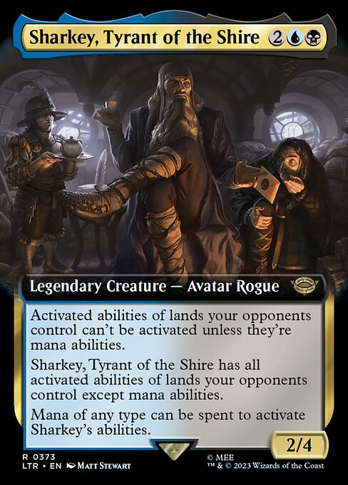 Sharkey, Tyrant of the Shire (Extended Art) - Universes Beyond: The Lord of the Rings: Tales of Middle-earth - R - 373