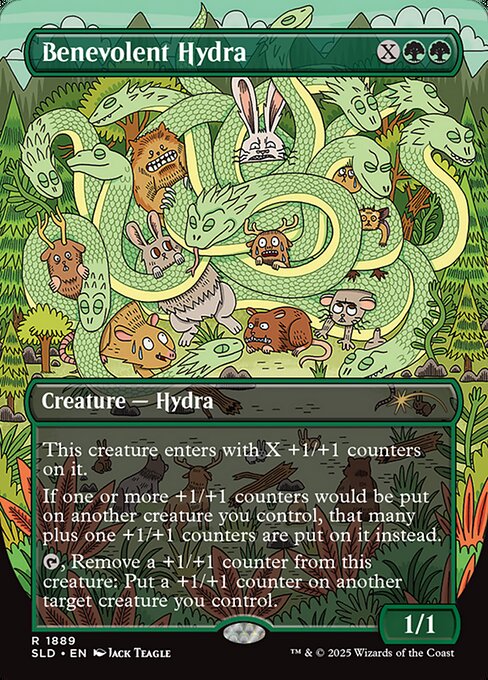 Benevolent Hydra (Rainbow Foil) - Secret Lair Drop Series - R - 1889