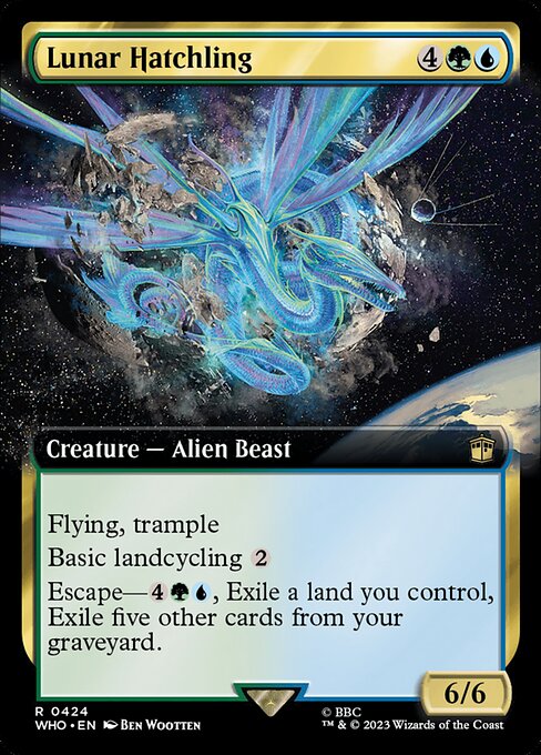 Lunar Hatchling (Extended Art) - Universes Beyond: Doctor Who - R - 424