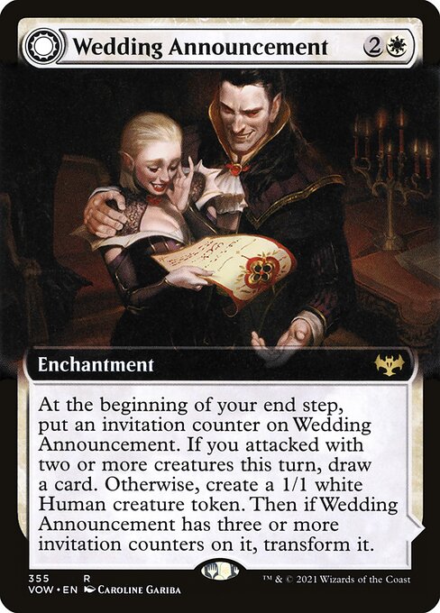 Wedding Announcement (Extended Art) - Innistrad: Crimson Vow - R - 355