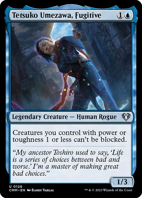 Tetsuko Umezawa, Fugitive - Commander Masters - U - 126