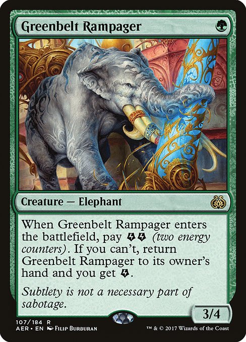 Greenbelt Rampager - Aether Revolt - R - 107