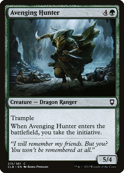 Avenging Hunter - Commander Legends: Battle for Baldur's Gate - C - 215