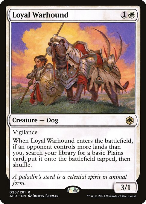 Loyal Warhound - Adventures in the Forgotten Realms - R - 23