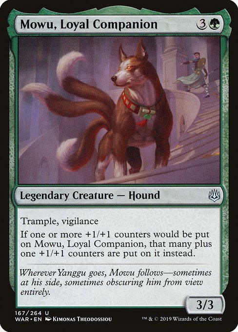 Mowu, Loyal Companion - War of the Spark - U - 167