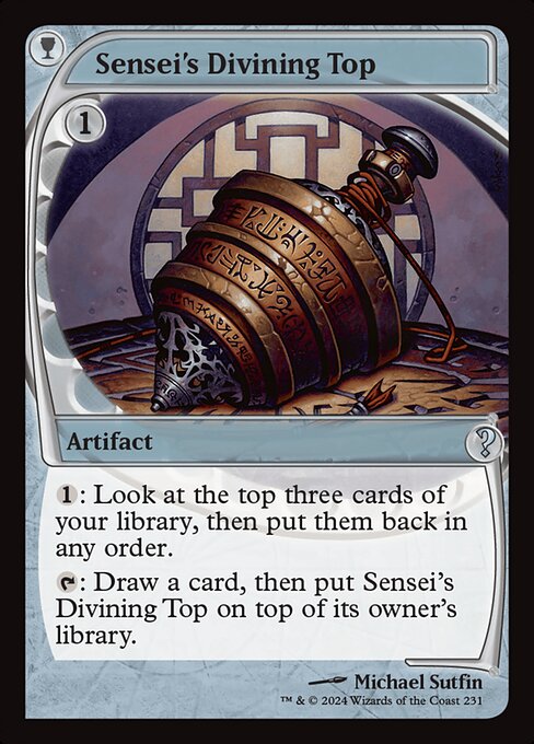 Sensei's Divining Top (Future Sight) - Mystery Booster 2 - U - 231