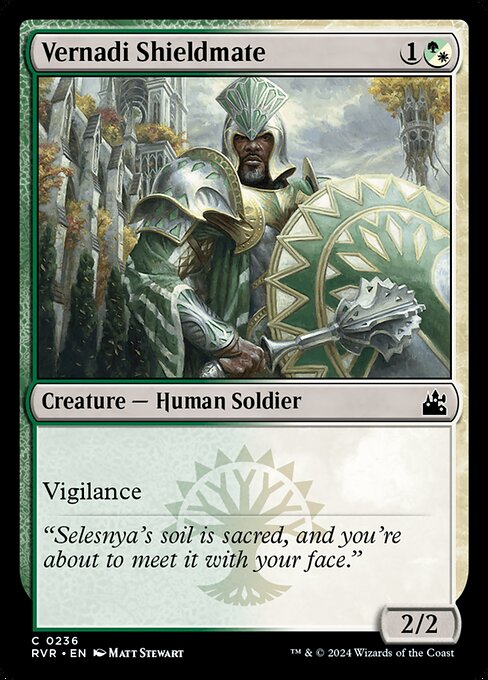 Vernadi Shieldmate - Ravnica Remastered - C - 236