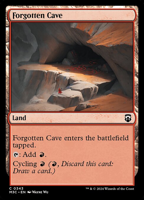 Forgotten Cave (Ripple Foil) - Commander: Modern Horizons 3 - U - 343