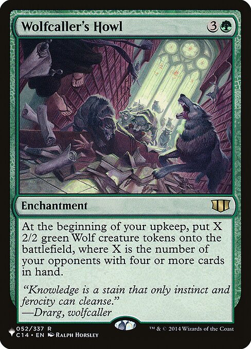 Wolfcaller's Howl - The List Reprints - R - 052/337