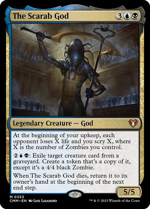 The Scarab God - Commander Masters - M - 353