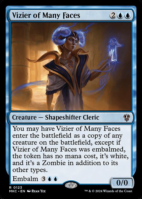 Vizier of Many Faces - Commander: Murders at Karlov Manor - R - 123
