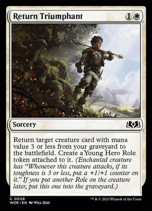 Return Triumphant - Wilds of Eldraine - C - 26