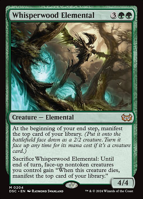 Whisperwood Elemental - Commander: Duskmourn: House of Horror - M - 204