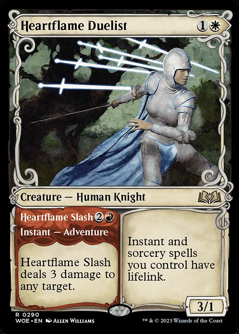 Heartflame Duelist (Showcase) - Wilds of Eldraine - R - 290