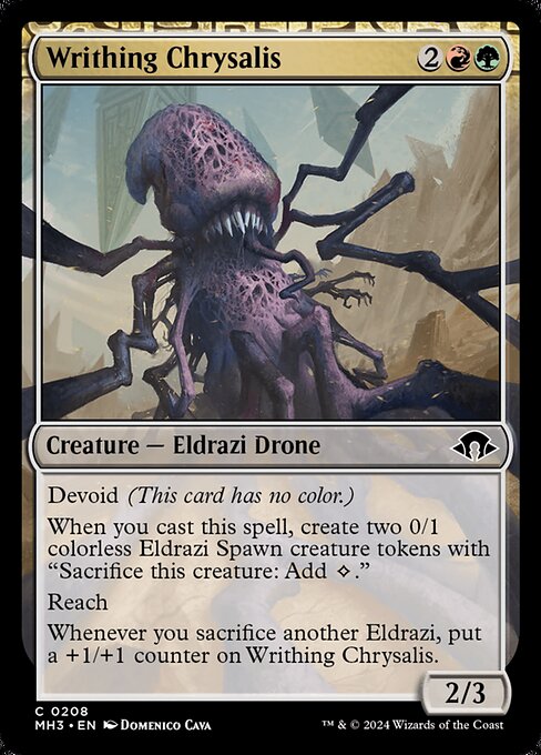 Writhing Chrysalis - Modern Horizons 3 - C - 208