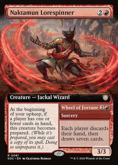 Naktamun Lorespinner (Extended Art) - Commander: Secrets of Strixhaven - R - 81