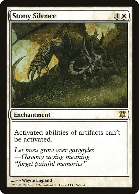 Stony Silence - Innistrad - R - 36