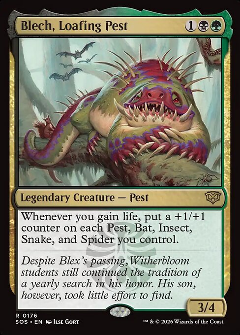 Blech, Loafing Pest - Secrets of Strixhaven - R - 176