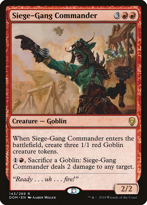 Siege-Gang Commander - Dominaria - R - 143