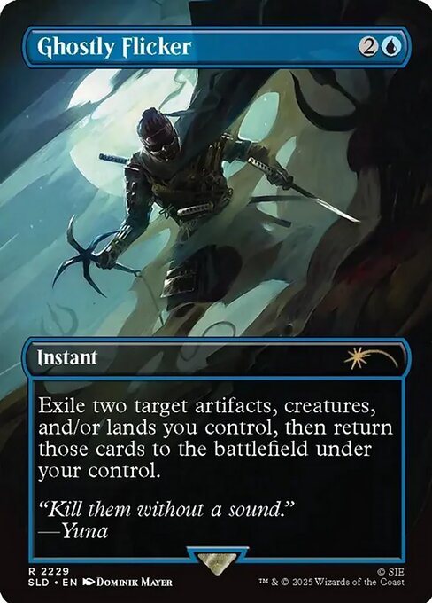 Ghostly Flicker (Rainbow Foil) - Secret Lair Drop Series - R - 2229