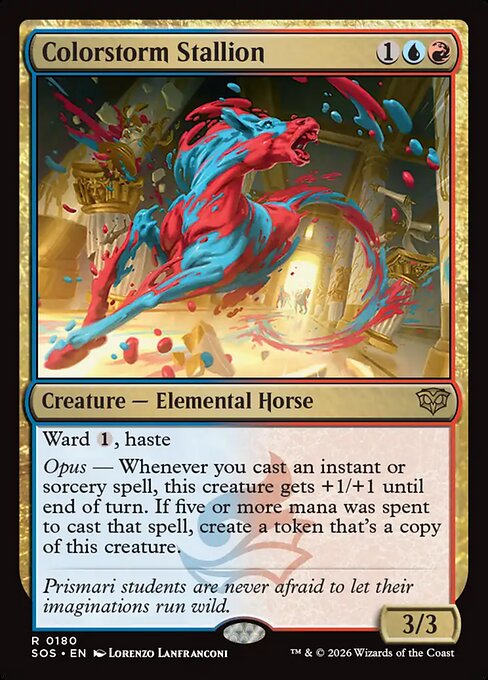 Colorstorm Stallion - Secrets of Strixhaven - R - 180
