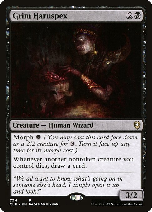 Grim Haruspex - Commander Legends: Battle for Baldur's Gate - R - 754